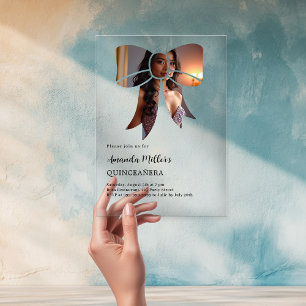 INVITATIONS EN ACRYLIQUE 