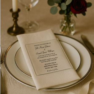 INVITATIONS EN ACRYLIQUE