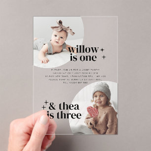 INVITATIONS EN ACRYLIQUE 