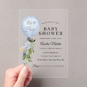 INVITATIONS EN ACRYLIQUE 