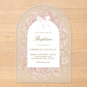 INVITATIONS EN ACRYLIQUE 