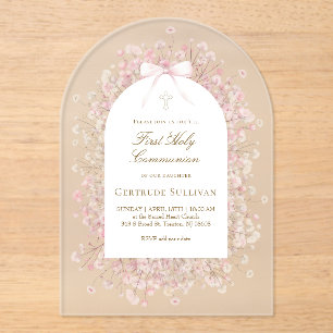 INVITATIONS EN ACRYLIQUE 