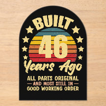 46 Years Ago All Parts Original 46th Birthday