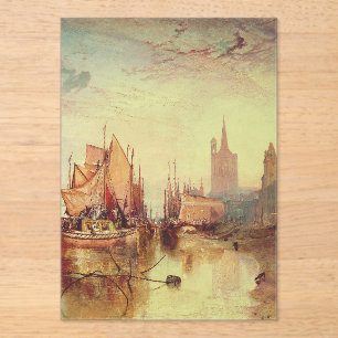 Invitations En Acrylique Arrivée d'un bateau à vapeur par Joseph Turner