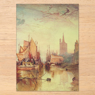 Invitations En Acrylique Arrivée d'un bateau paquet par Joseph Turner