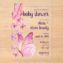 Baisers à papillon et voeux pour bébé | Baby showe