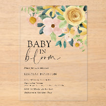 Bébé en Fleur Jaune Floral