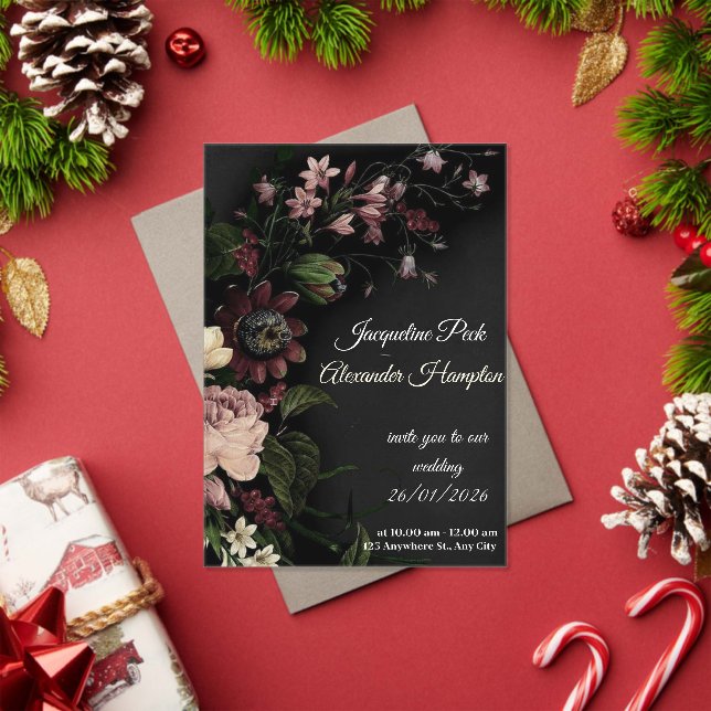 Invitations En Acrylique best wedding purple card (Insitu (vacances))