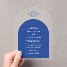 Blue Clam Seashells Coastal Seaside Beach Wedding
