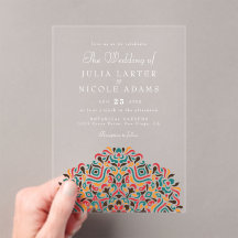 Boho coloré ethnique Botanique Mariage