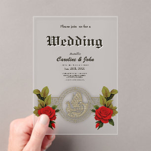 Invitations En Acrylique Charme mystique viking avec des noeuds celtiques é