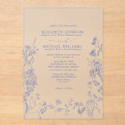 Chinoiserie officielle Bleu Victorien Floral Maria