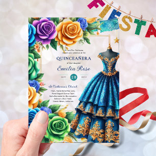 Invitations En Acrylique Clair Papillon de Fête de Coing en Plastique Bleu