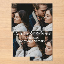 collage de photos de joyeux anniversaire nom date 