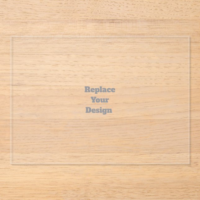 Invitations En Acrylique Create Your Own custom personalized﻿ Wedding (Recto)