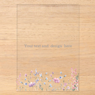 Invitations En Acrylique créez votre propre blanc personnalisable