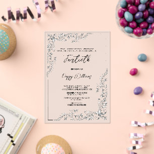 Invitations En Acrylique Décoration élégante et élégante