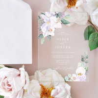 Délicat Mariage Elegant Aquarelle