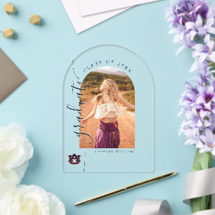 Invitations En Acrylique Diplôme de l'Université d'Auburn Auburn Tigers