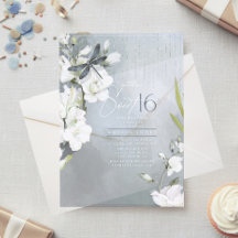 Dragonfly Floral Sweet 16 Bleu Poussiéreux ID1310