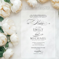 Écriture de mariage élégante moderne classique