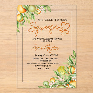 Invitations En Acrylique Elle A Trouvé Sa Fête des mariées De Squeeze Sur M