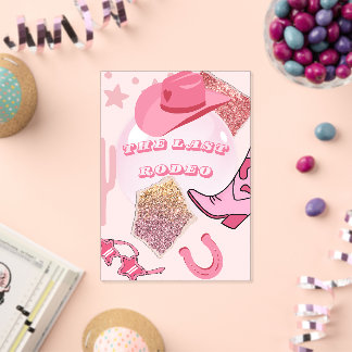 Invitations En Acrylique Enterrement de vie de jeune fille