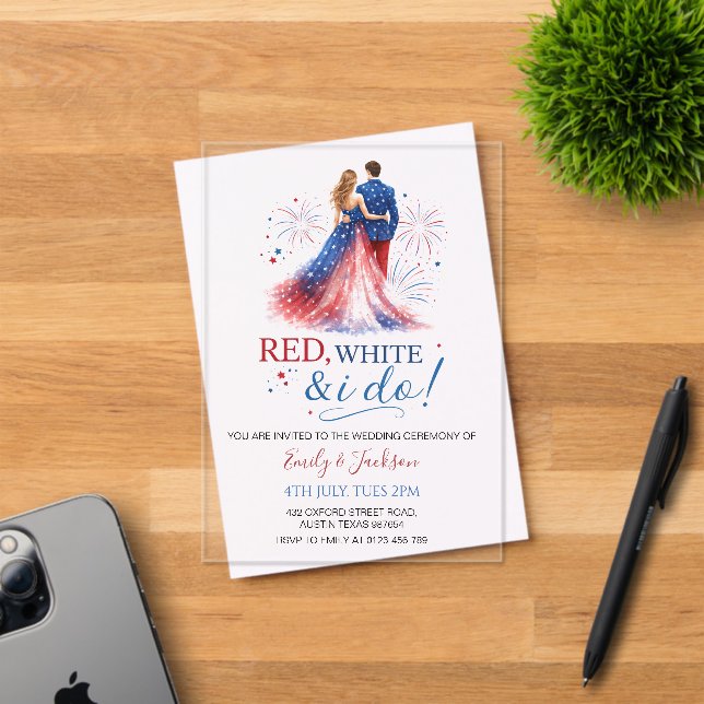 Invitations En Acrylique Faire carte d'invitation de mariage en acrylique R (Insitu (Carte d'invitation))