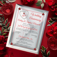 Fête d'anniversaire de mariage de 40 ans Rubis Rou
