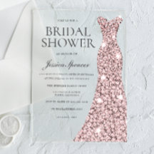 Fête des mariées rose Gold Sparkle