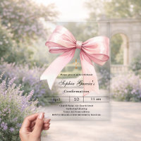 Fille à l'arc rose clair Confirmation