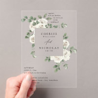 Floral blanc et Mariage d'Eucalyptus V2