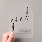 Graduation minimaliste Script