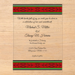 Invitations En Acrylique Histoires autochtones