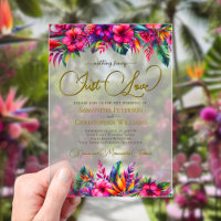 Jardin tropical Hibiscus vif Juste Amour Mariage