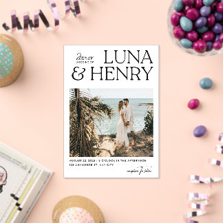 INVITATIONS EN ACRYLIQUE JOUR DE MARIAGE 2026