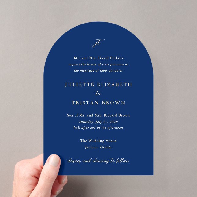 Invitations En Acrylique Juliette Elegant Wedding (In situ (ordinateur de poche))