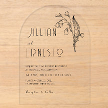 Lily de Vallée || Illustration personnalisée sans 