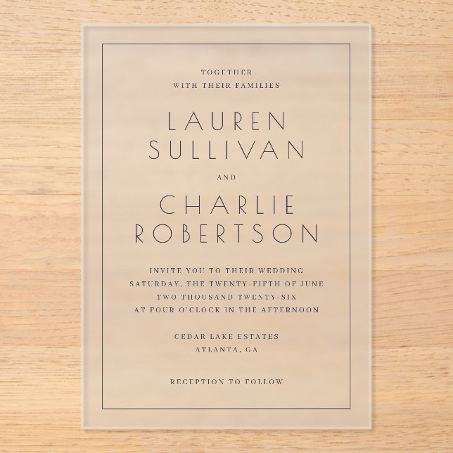 INVITATIONS EN ACRYLIQUE ___LLMGEN___ 17 (Recto)