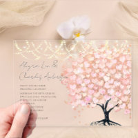 Mariage de feuilles de coeur rose enchantée Fairyt