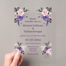 mariage élégant chic aquarelle floral halloween
