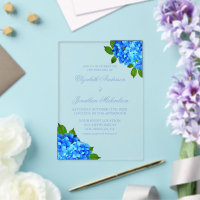 Mariage Floral Hydrangea Bleu