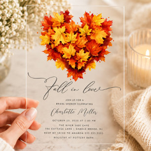 Invitations En Acrylique Mariage Tomber Amoureux Enterrement de Vie de Jeun