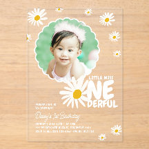 Mignon Little Miss ONEderful Daisy Photo Anniversa