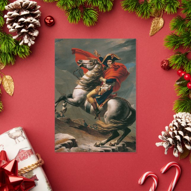 Invitations En Acrylique Napoléon à cheval, bataille du col Saint-Bernard (Insitu (vacances))