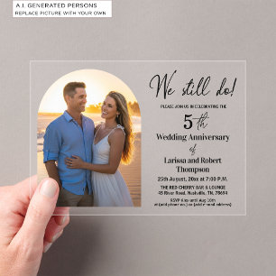Invitations En Acrylique Nous faisons toujours des photos pour notre 5ème a