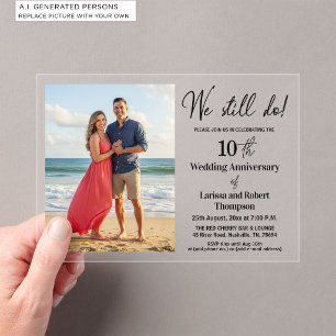 Invitations En Acrylique Nous faisons toujours une photo pour notre 10ème a
