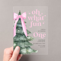 Oh What Fun Christmas Tree 1er Anniversaire