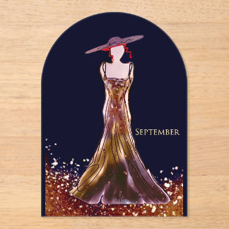 Invitations En Acrylique "Ombre"