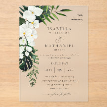 Palme tropicale et Mariage floral blanc 2 V2